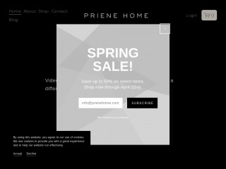 prienehome.com screenshot