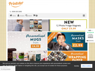 printster.co.uk screenshot