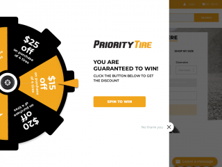 prioritytire.com screenshot