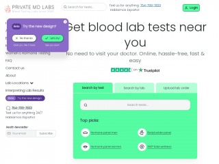 privatemdlabs.com screenshot