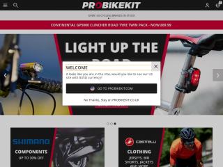 probikekit.co.uk screenshot