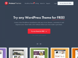 proteusthemes.com screenshot