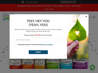 pureessencelabs.com screenshot