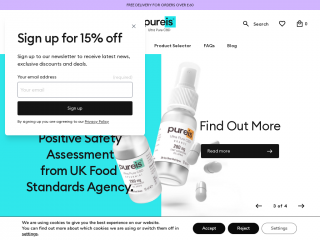 pureiscbd.com screenshot
