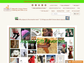 purelyalpaca.com screenshot