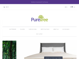 puretreepillow.com screenshot