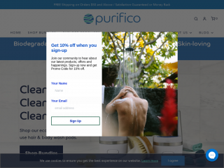 purifico.com screenshot