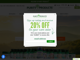 purityproducts.com screenshot