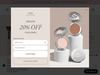 purminerals.com screenshot