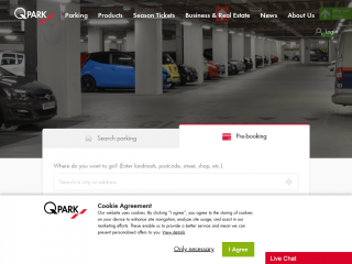 q-park.co.uk screenshot