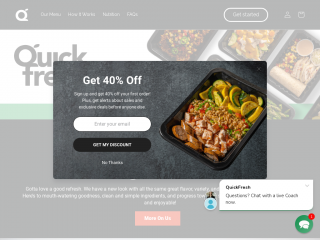 quickfresh.com screenshot