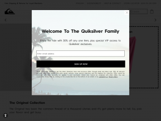 quiksilver.com screenshot