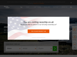 racechip.co.uk screenshot