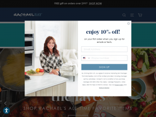 rachaelray.com screenshot