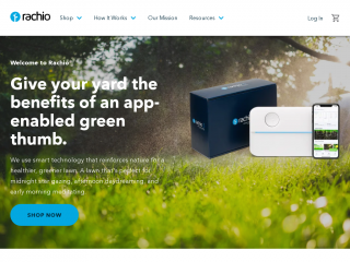 rachio.com screenshot