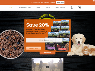 raisedrightpets.com screenshot