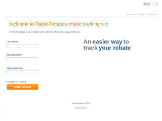 rapid-rebates.com screenshot