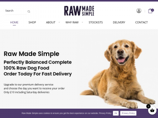 rawmadesimple.co.uk screenshot