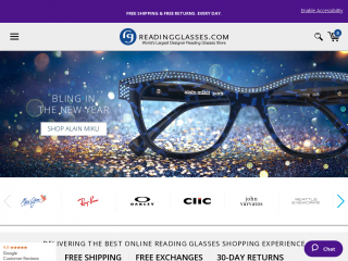 readingglasses.com screenshot