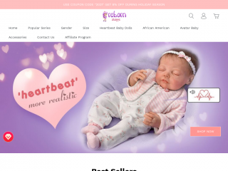 rebornshoppe.com screenshot