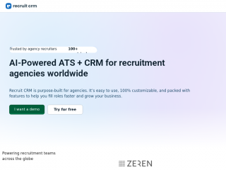 recruitcrm.io screenshot