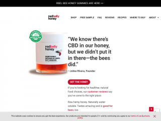 redbellyhoney.com screenshot