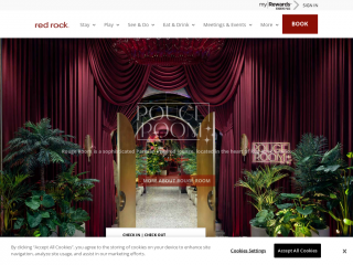 redrockresort.com screenshot