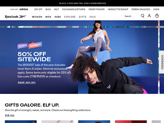 reebok.com screenshot