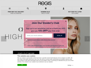 regissalons.co.uk screenshot