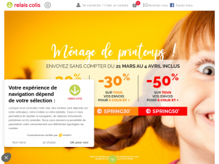 relaiscolis.com screenshot