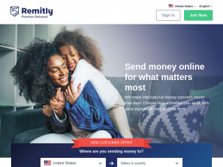 remitly.com screenshot