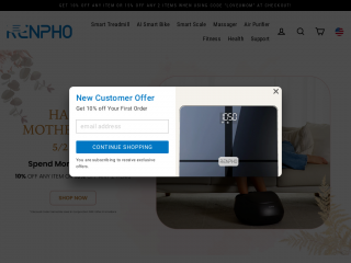 renpho.com screenshot