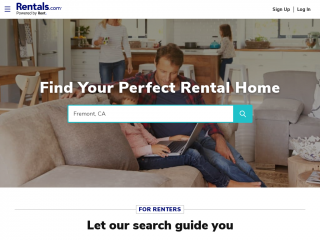 rentals.com screenshot