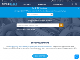 repairclinic.com screenshot