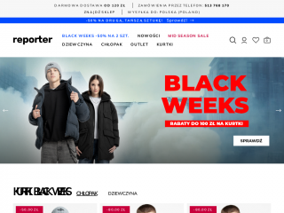 reporterwear.com screenshot
