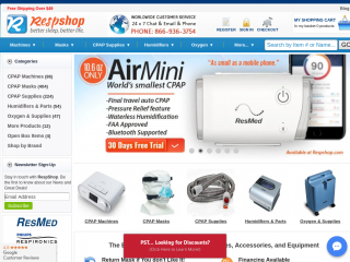 respshop.com screenshot