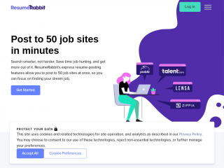 resumerabbit.com screenshot