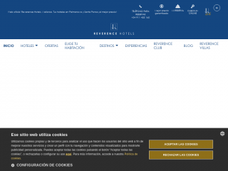 reverencehotels.com screenshot