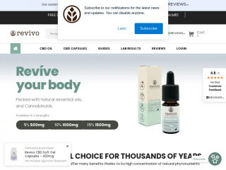 revivo.co.uk screenshot