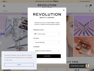 revolutionbeauty.com screenshot