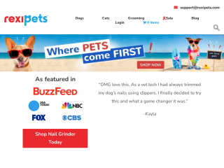 rexipets.com screenshot