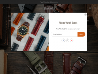 ritchewatchbands.com screenshot