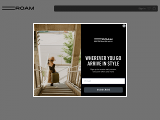roamluggage.com screenshot