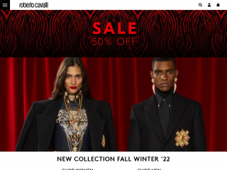 robertocavalli.com screenshot