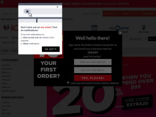 robinskitchen.com.au screenshot