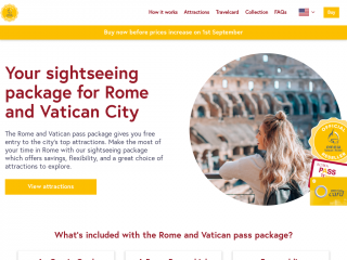 romeandvaticanpass.com screenshot