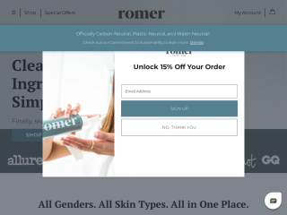 romerskincare.com screenshot