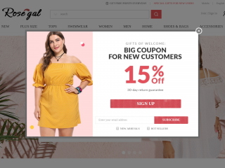 rosegal.com screenshot