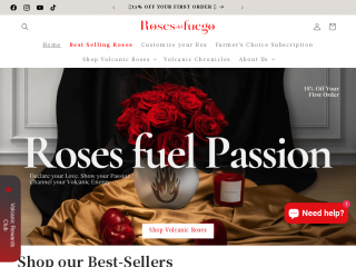 rosesdelfuego.com screenshot