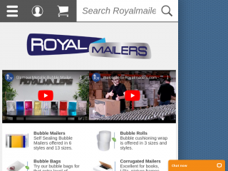 royalmailers.com screenshot